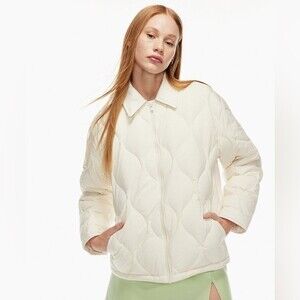 Aritzia Sunday Best Elliot Puffer Jacket Cream Size XS